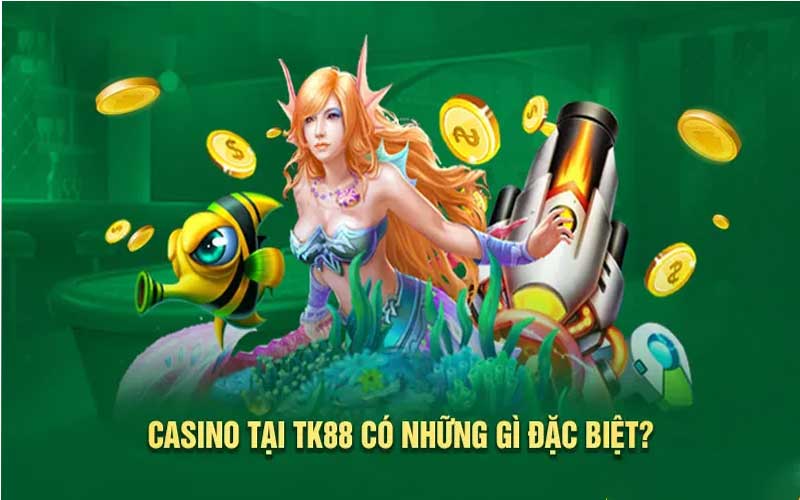 Sảnh casino tk88 với nhiều thể loại trò chơi giải trí hấp dẫn